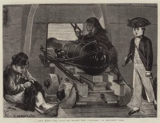 Our Navy, the Past, on Board the Victory in Nelson
